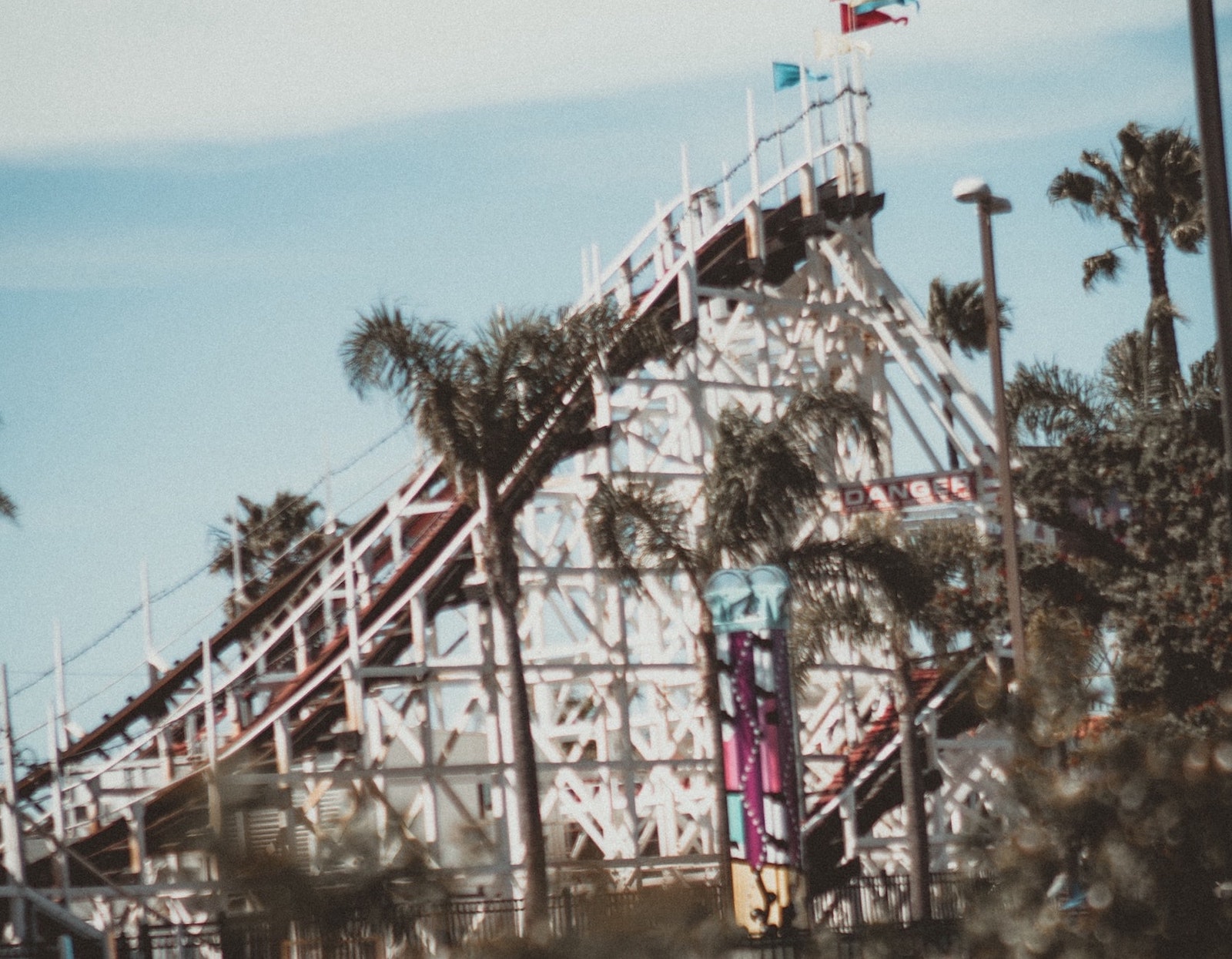 rollercoaster at Belmont Park