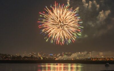 3rd of July Fireworks in Mission Bay